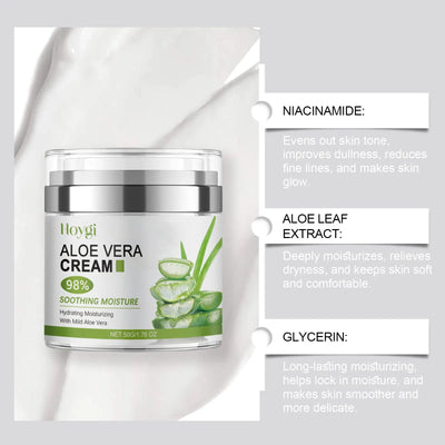 Aloe Moisturizing Facial Cream Mild Replenishment Hoygi