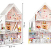 Wooden Dollhouse Liselle with LED Lights