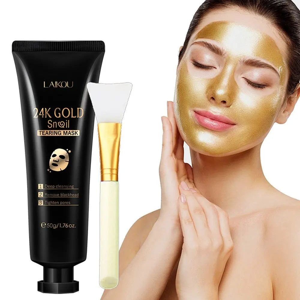 Gold Foil Snail Tear-Off Mask Hydrating LAIKOU