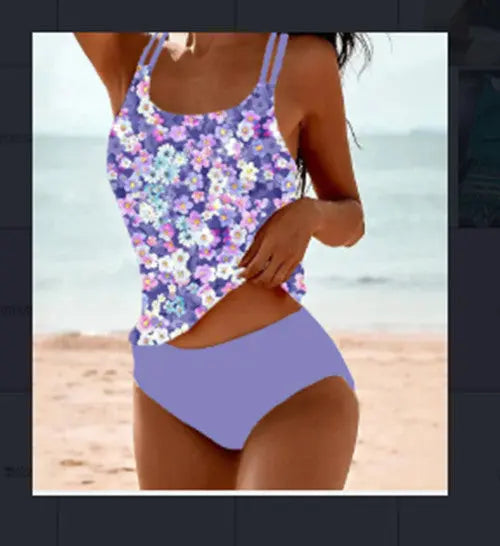 Sunset Retro High-Waist Set Trendarium