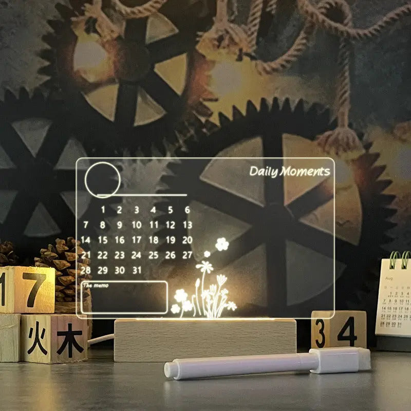 LumaBoard™ – LED Acrylic Message Panel with Marker Trendarium