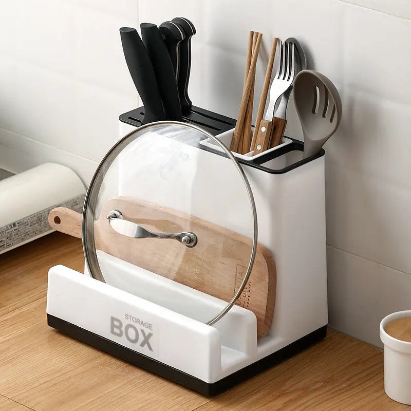 Smart Kitchen Dock – All-in-One Utensil & Lid Organizer Trendarium