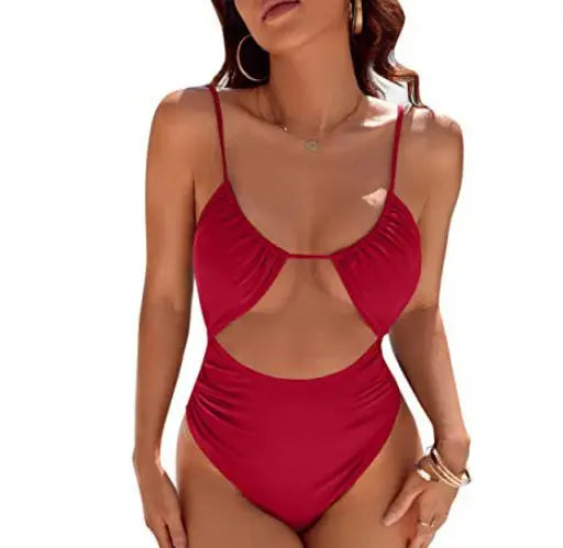 Sculpted Elegance Cutout Swimsuit Trendarium