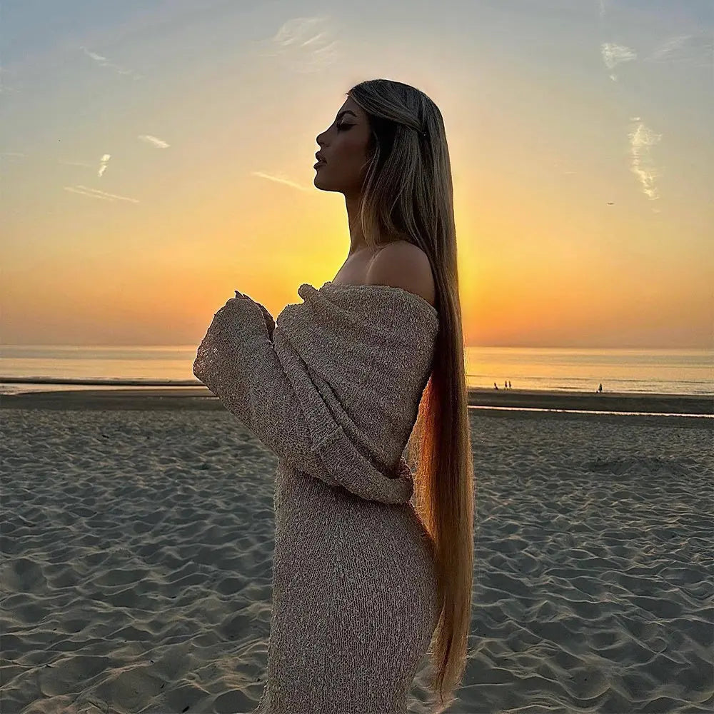 AuraWave™ Knit Beach Dress Trendarium