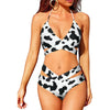 SculptGlow™ – Cutout High-Waist Bikini Set Trendarium