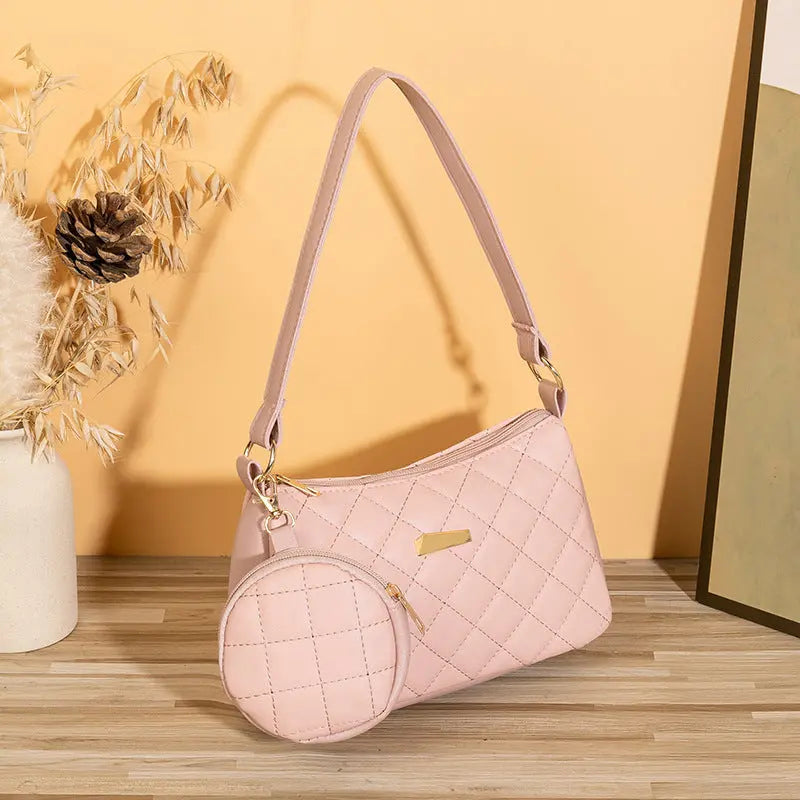 Quilted Elegance Shoulder Bag Trendarium