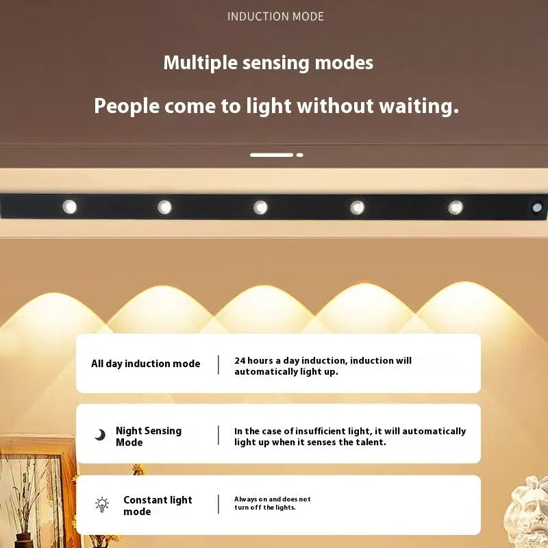 Sleek Motion Sensor LED Bar Light – Rechargeable & Magnetic Trendarium