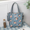 Versatile Large Capacity Floral Canvas Crossbody Shoulder Bag Trendarium