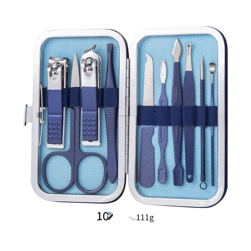 Luxury Nail Care Set – Precision Clippers, Scissors & Grooming Tools Trendarium