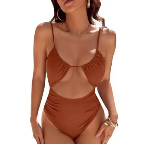 Sculpted Elegance Cutout Swimsuit Trendarium