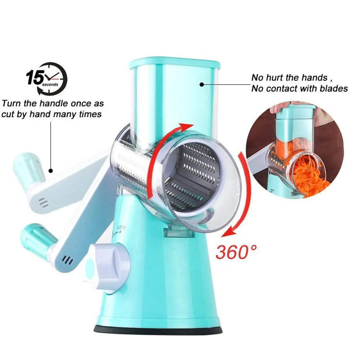 SliceSwift™ – Manual Multi-Veggie Slicer & Grater Trendarium