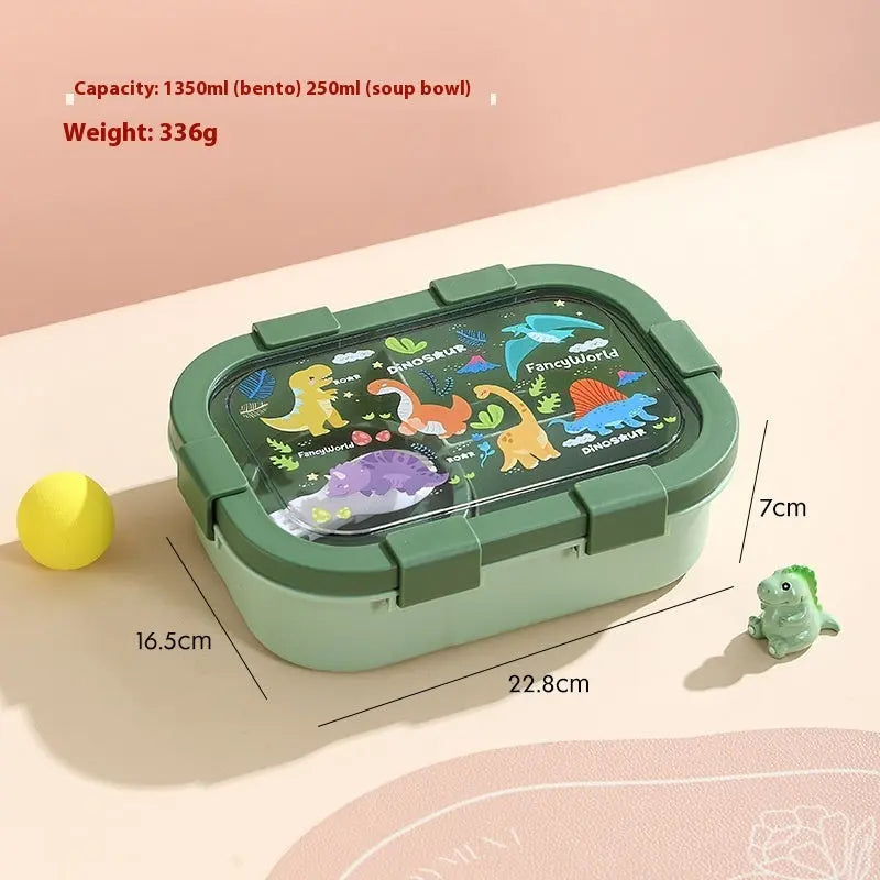 Cartoon Compartment Heating Lunch Box Trendarium