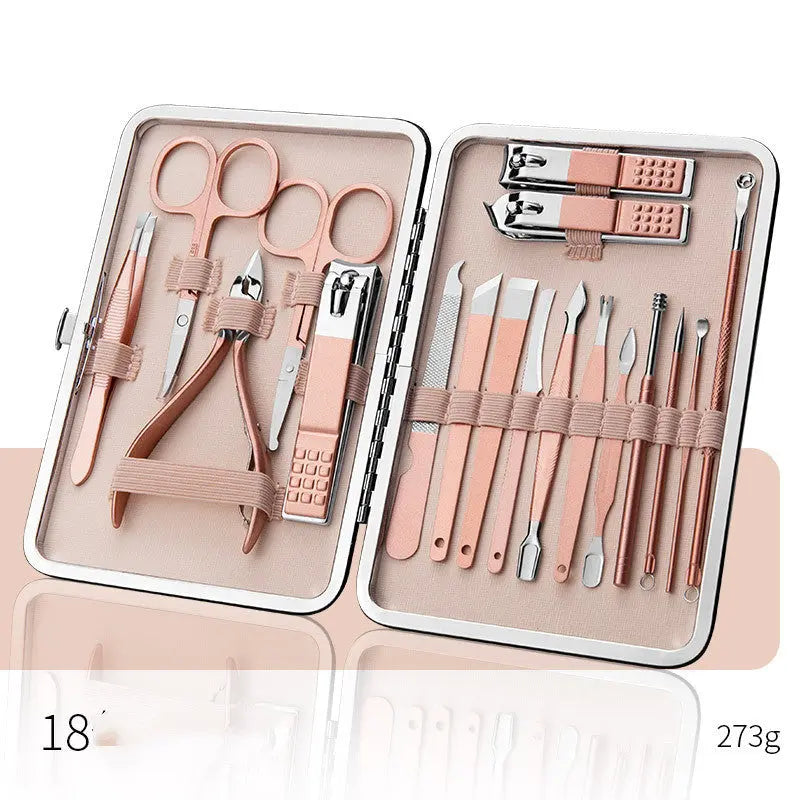 Luxury Nail Care Set – Precision Clippers, Scissors & Grooming Tools Trendarium