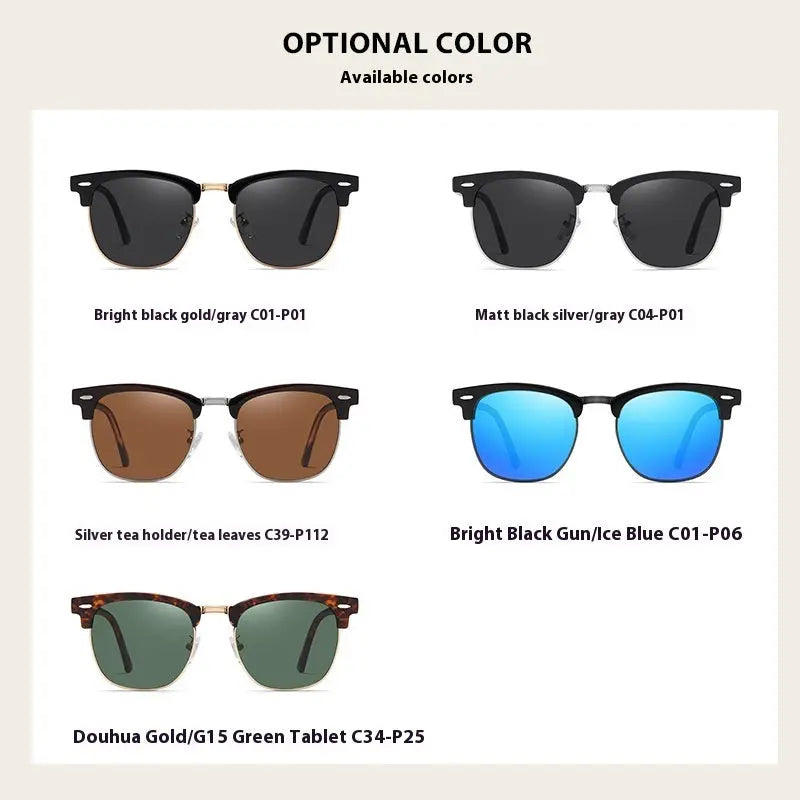 Polarized Color Sunscreen Folding Sunglasses DANDA EYEWEAR