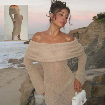 AuraWave™ Knit Beach Dress Trendarium