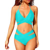 SculptGlow™ – Cutout High-Waist Bikini Set Trendarium