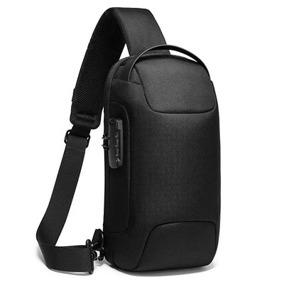 Crossbody anti-theft waterproof charging chest bag Trendarium