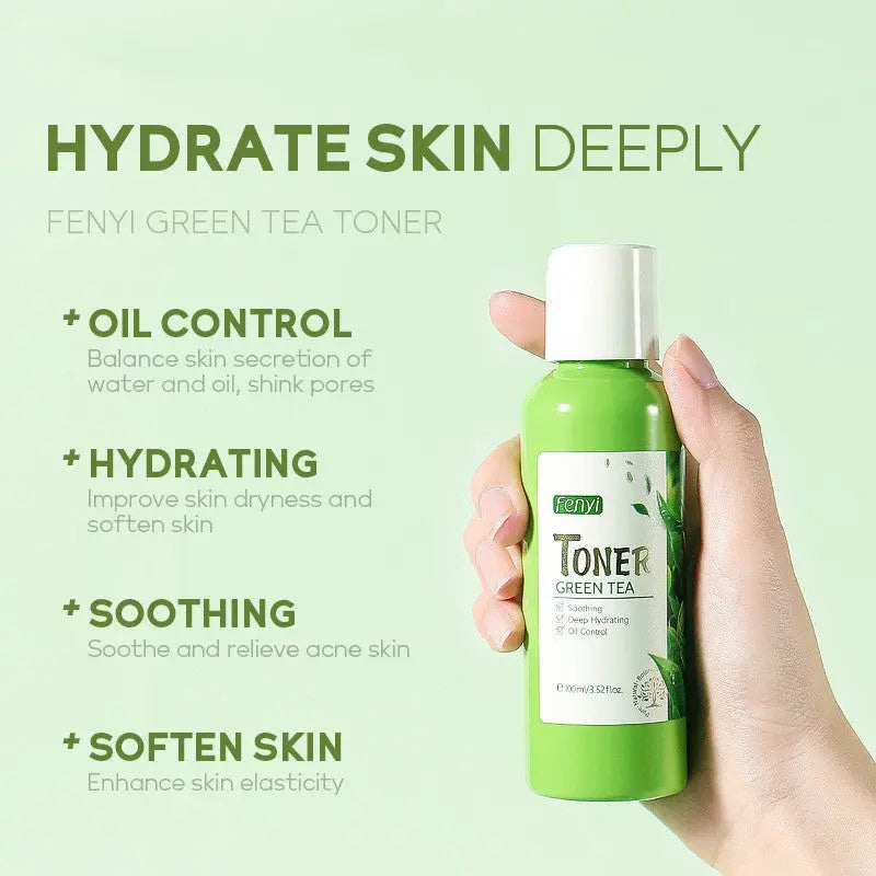 Green Tea Toner 100ml Moisturizing Lotion Skin Care Products Fenyi