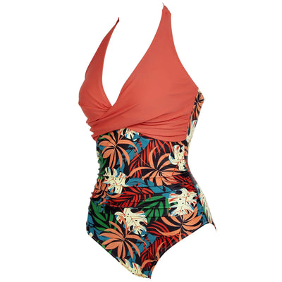 Vivid Allure Backless One-Piece Trendarium