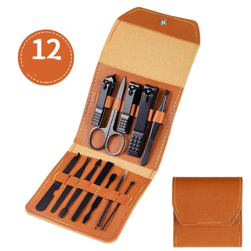 Luxury Nail Care Set – Precision Clippers, Scissors & Grooming Tools Trendarium
