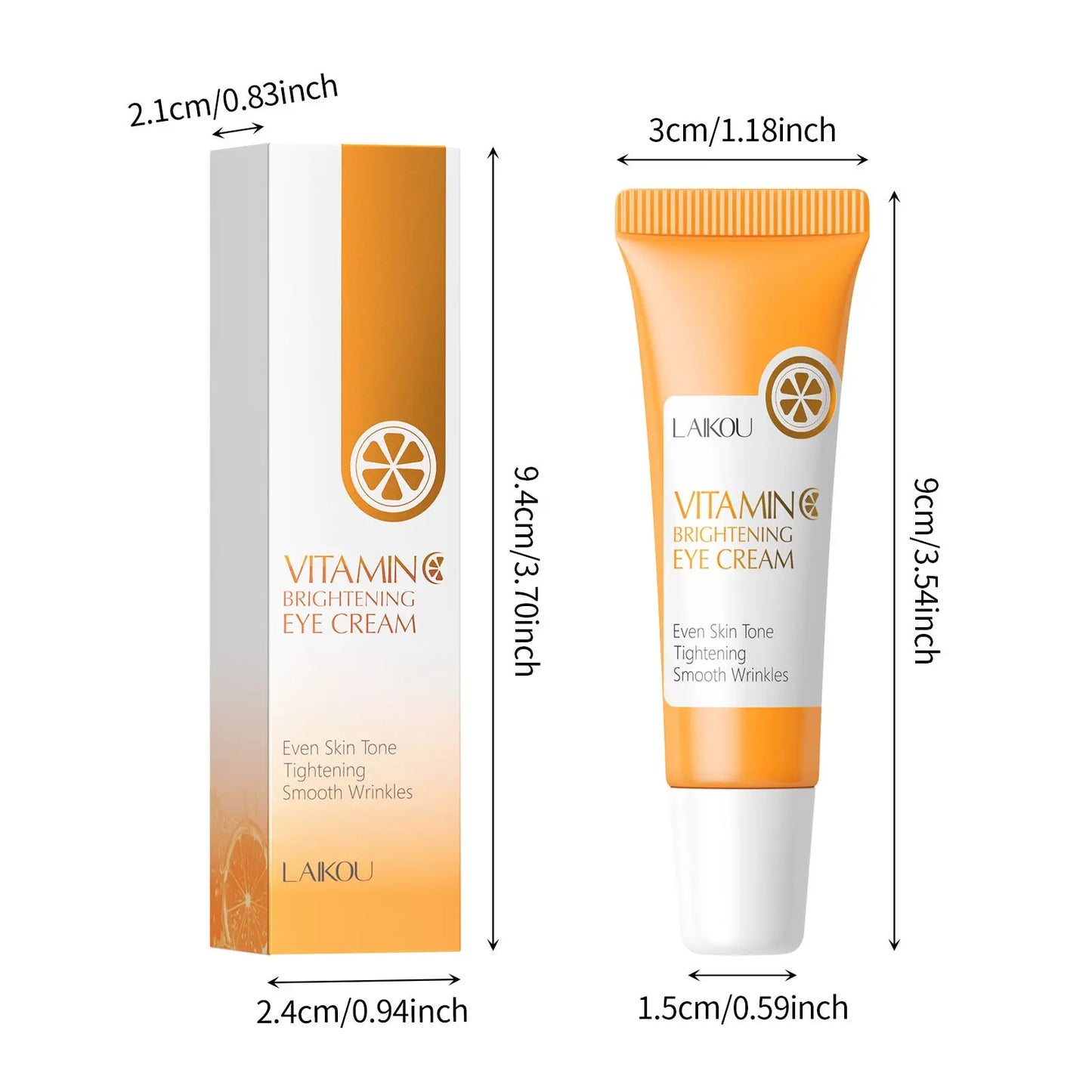 Vitamin C Eye Cream 15g Moisturizing Skin Care Around Eyes LAIKOU