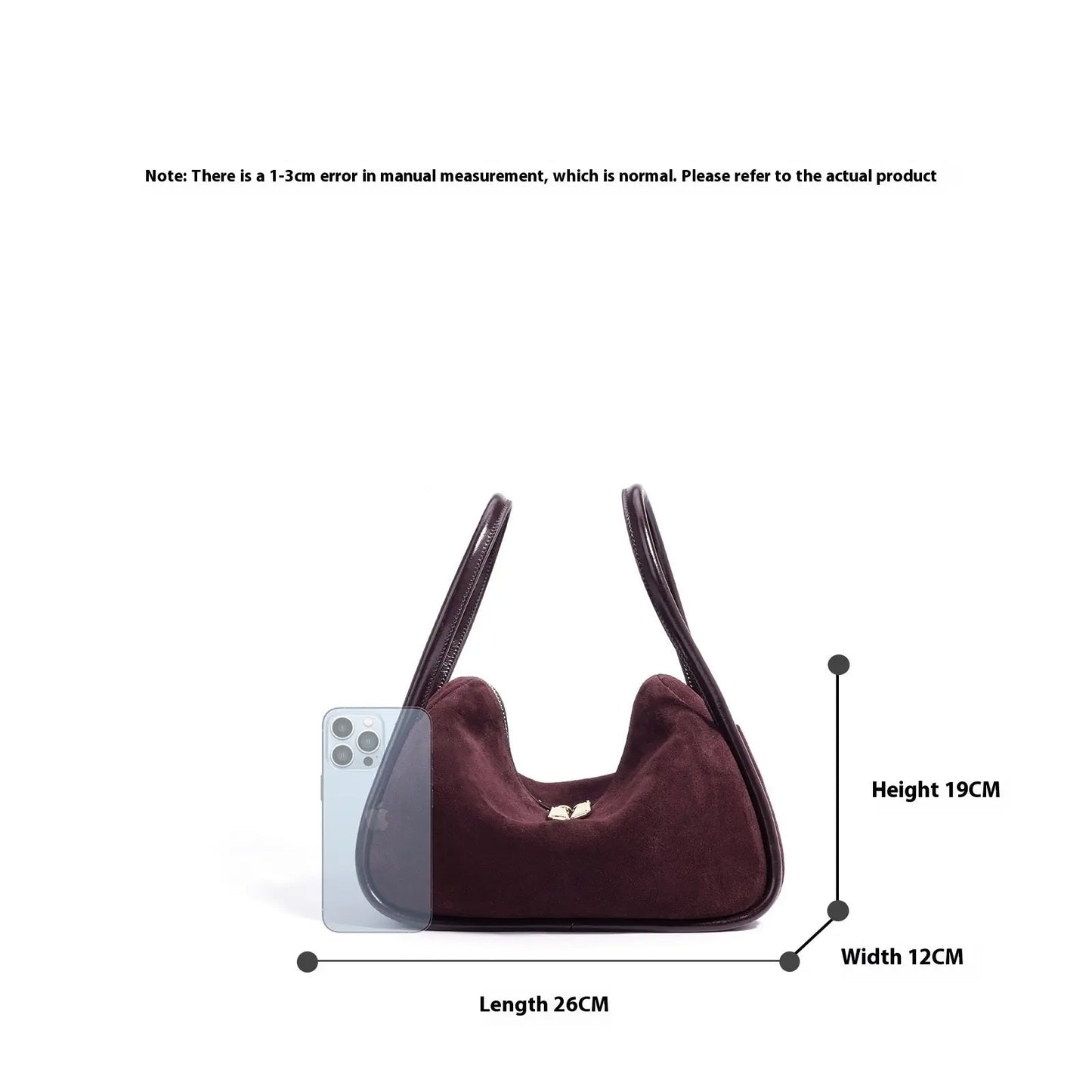 Women's Frosted Underarm Handbag Pillow Bag Trendarium