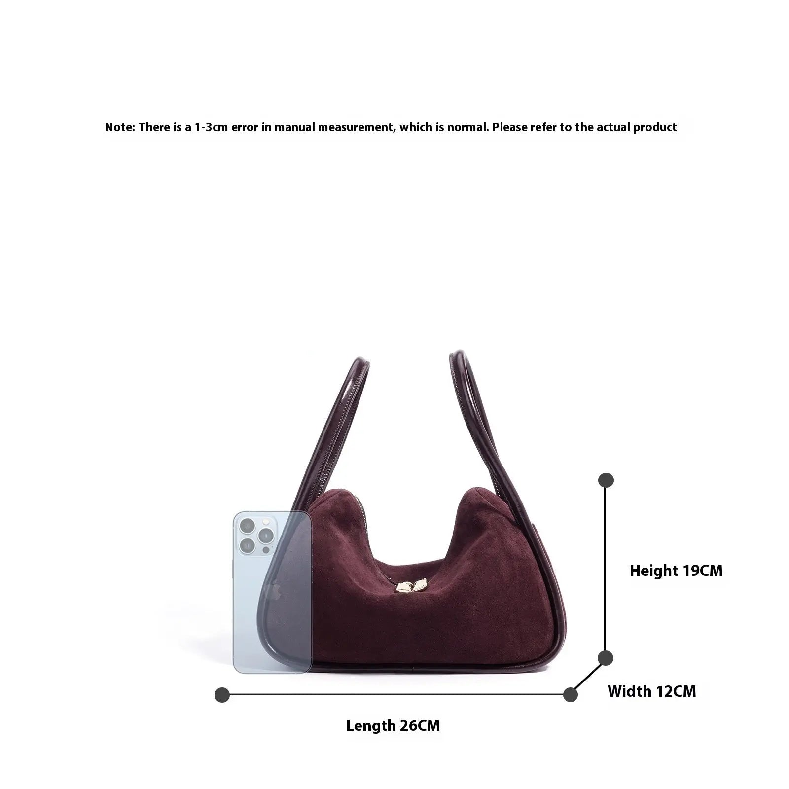 Women's Frosted Underarm Handbag Pillow Bag Trendarium