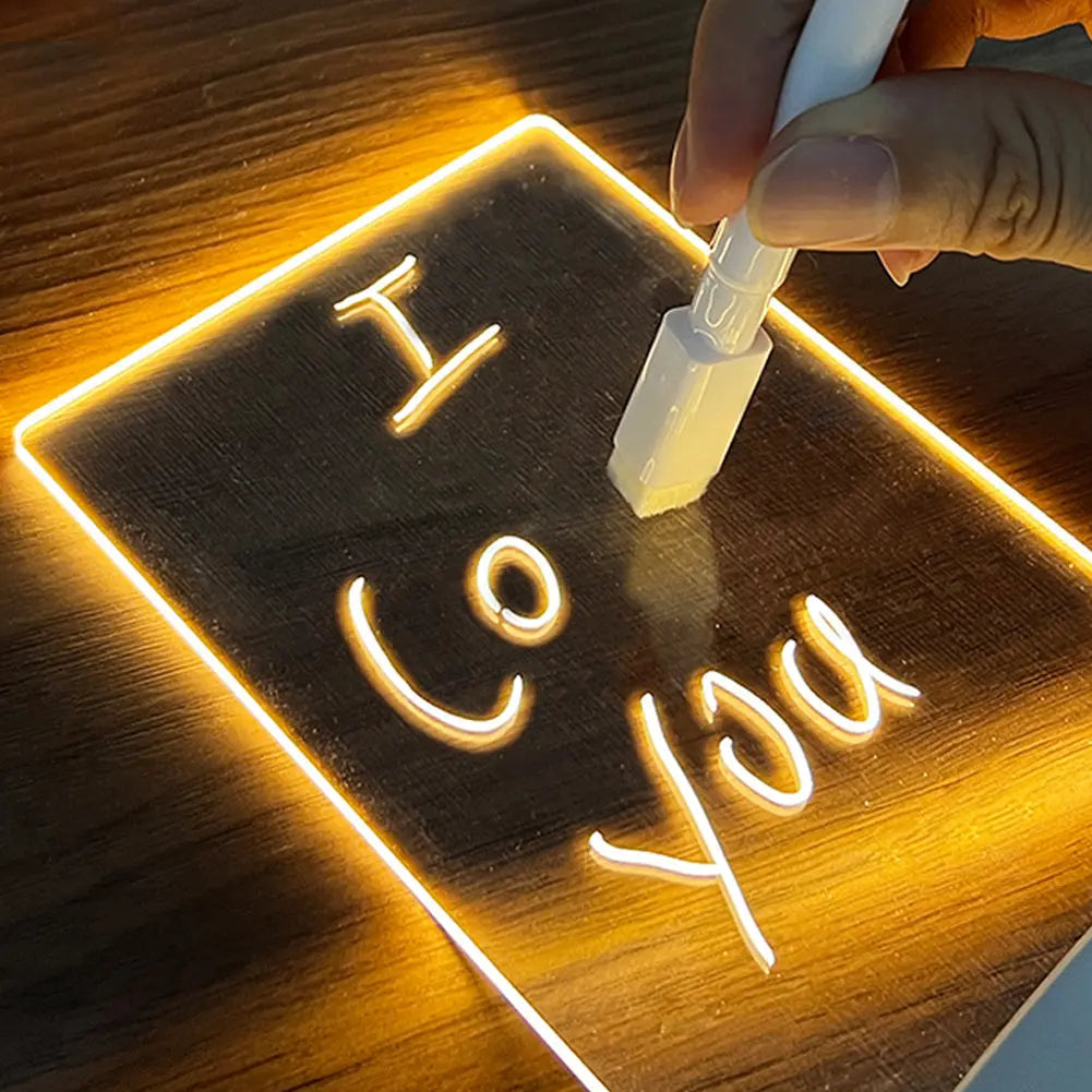 LumaBoard™ – LED Acrylic Message Panel with Marker Trendarium