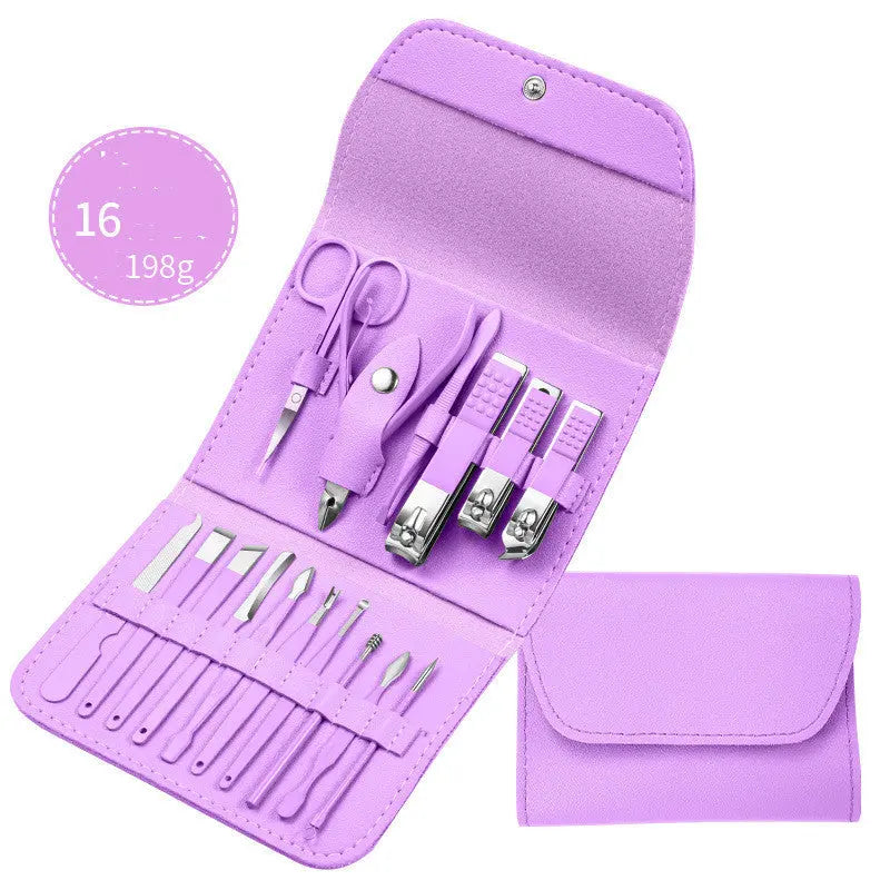 Luxury Nail Care Set – Precision Clippers, Scissors & Grooming Tools Trendarium