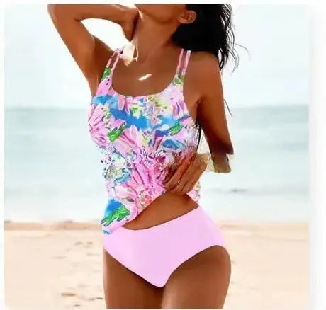 Sunset Retro High-Waist Set Trendarium