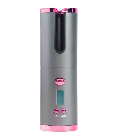 Rechargeable Automatic Hair Curler – Portable Ceramic Styler with LCD Display Trendarium