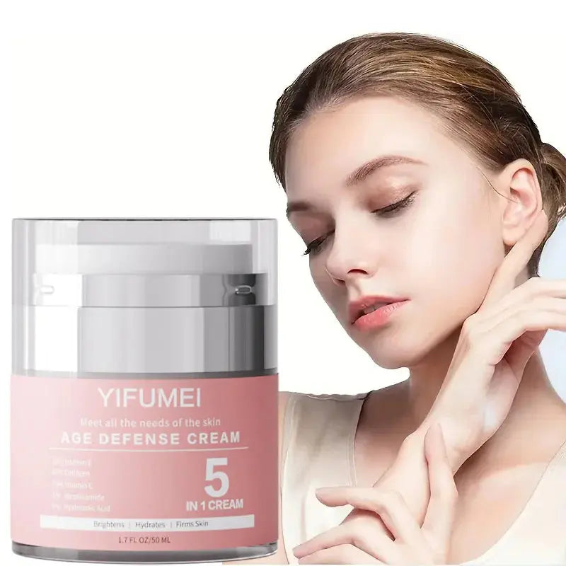 Korean Age Defense 5-in-1 Face Cream – Hydrating & Firming YUFUMEI