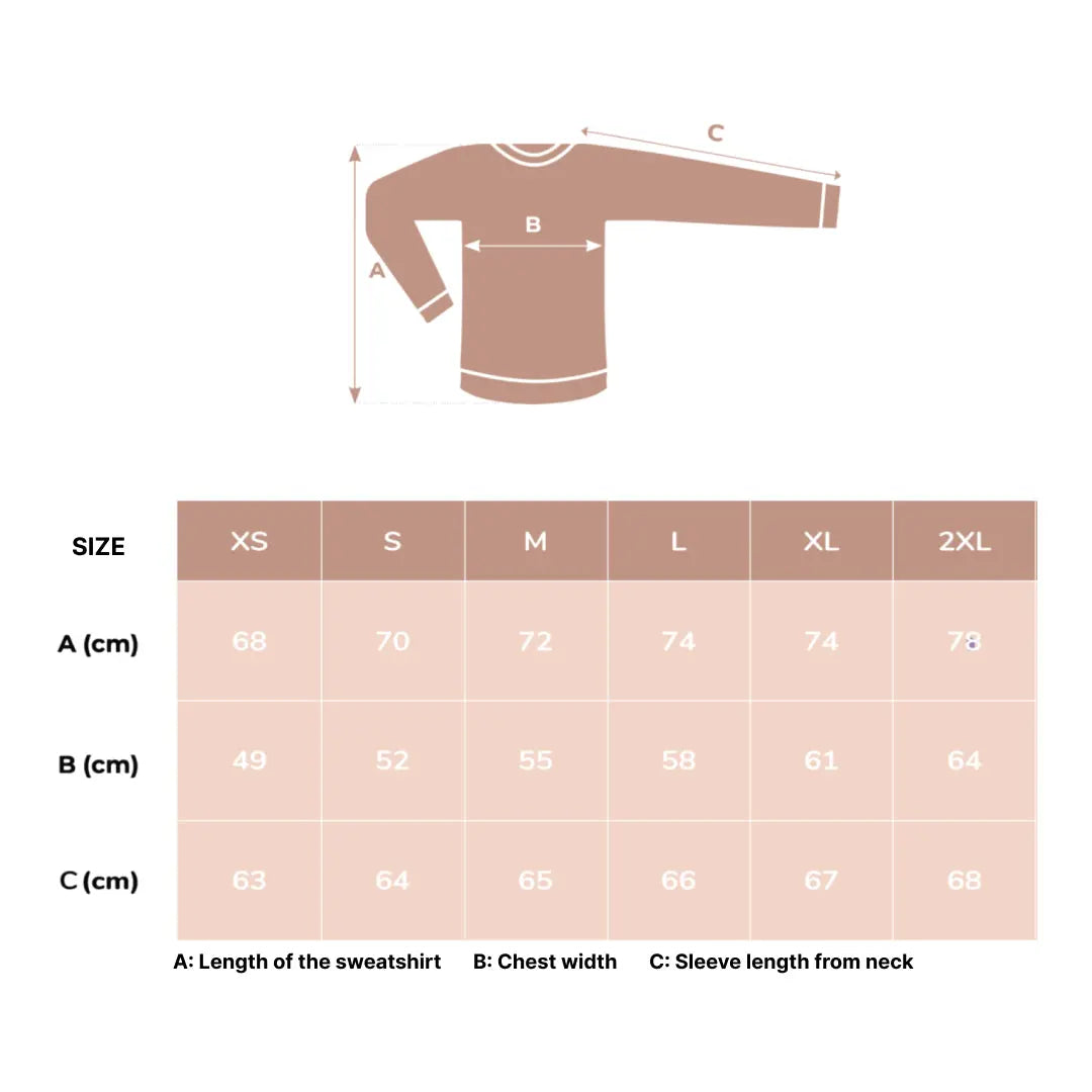 Embroidered Collar Organic Cotton Sweatshirt "Äiti" (FI)
