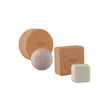 Solid Hair-Care Set with Corkwood Travel Cases