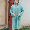 Long-Sleeve Poncho - Bamboo Terry