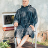 Long-Sleeve Poncho - Bamboo Terry