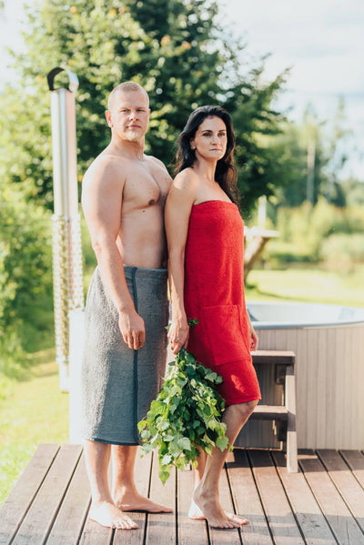 Spa Wrap for Men - Cotton Terry
