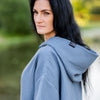 Short-Sleeve Surf Poncho - Cotton Waffle