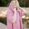 Short-Sleeve Surf Poncho - Cotton Waffle