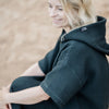 Short-Sleeve Surf Poncho - Cotton Waffle