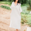 Short-Sleeve Surf Poncho - Cotton Waffle