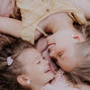 Earrings White Heart - For Kids