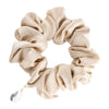Luxury Silk Scrunchie - Beige
