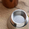 La Cafetière Polished Stainless Steel Copper Stovetop - 300 ml