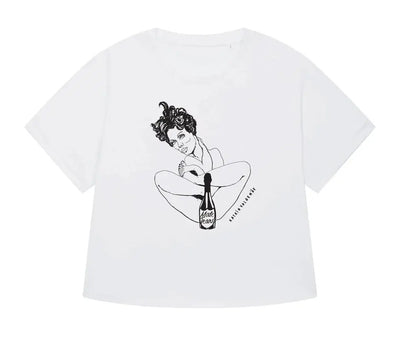 Women's Cropped T-shirt "Male Tears"