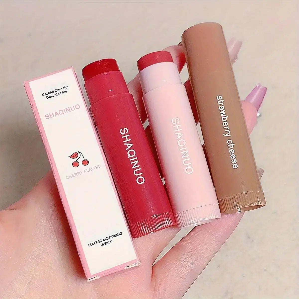 Korean Lip Balm Trio Shaqinuo