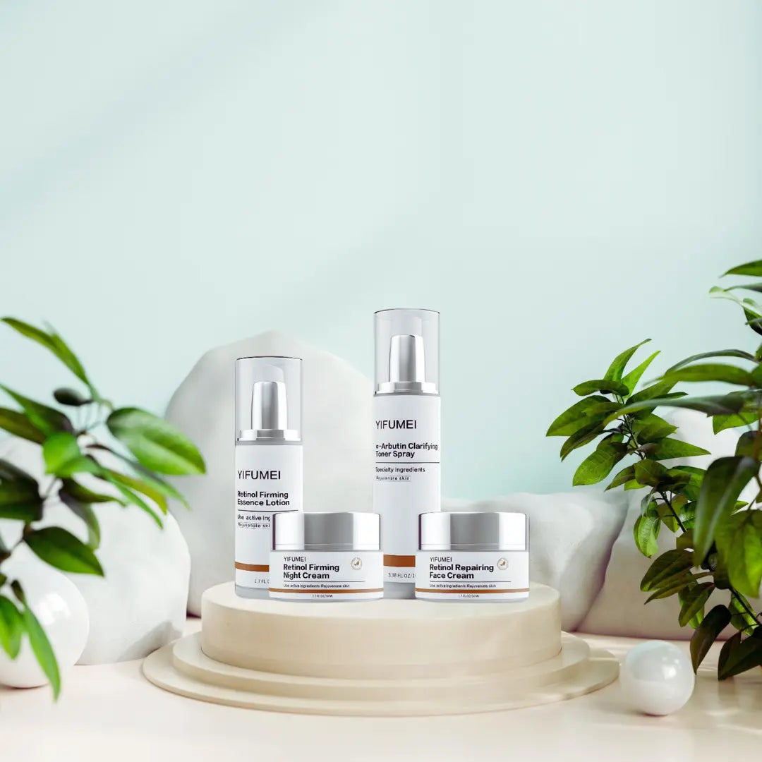 Korean Cosmetics 4pcs/set Retinol Face Care Sets YUFUMEI