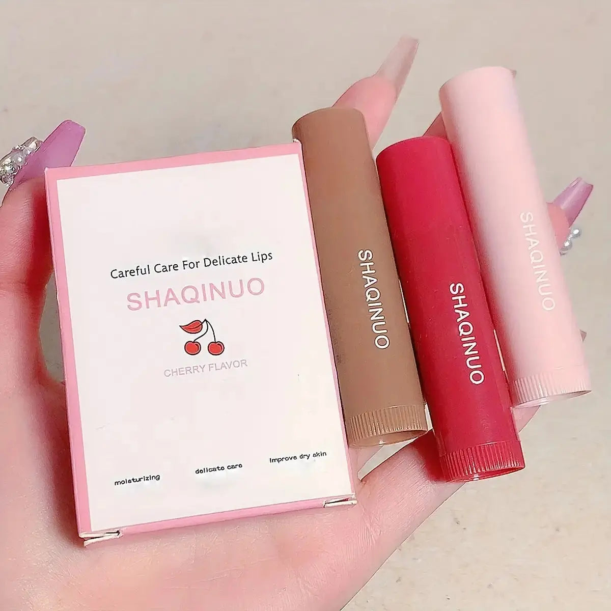 Korean Lip Balm Trio Shaqinuo