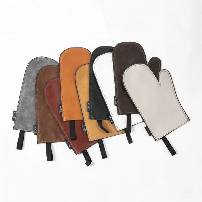 Leather Oven Mitten - Different colors