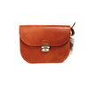 Natural Leather Saddle Bag Medium – Light Brown